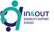 In&out Disability Support logo