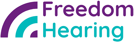 Freedom Hearing Orange logo